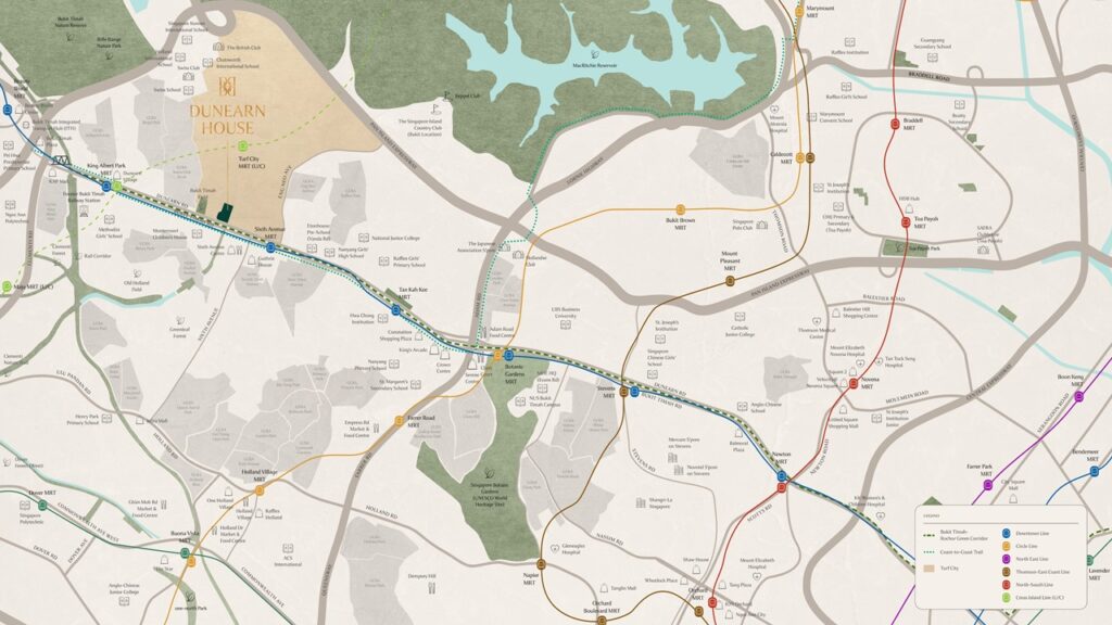 Dunearn House location-Map
